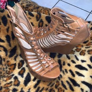 Size 9 caged wedges